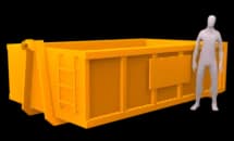 4 Yard Bin rendering