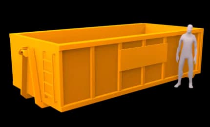14 Yard Bin rendering