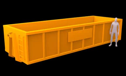 20 Yard Bin rendering