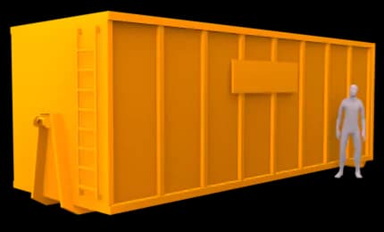 40 Yard Bin rendering