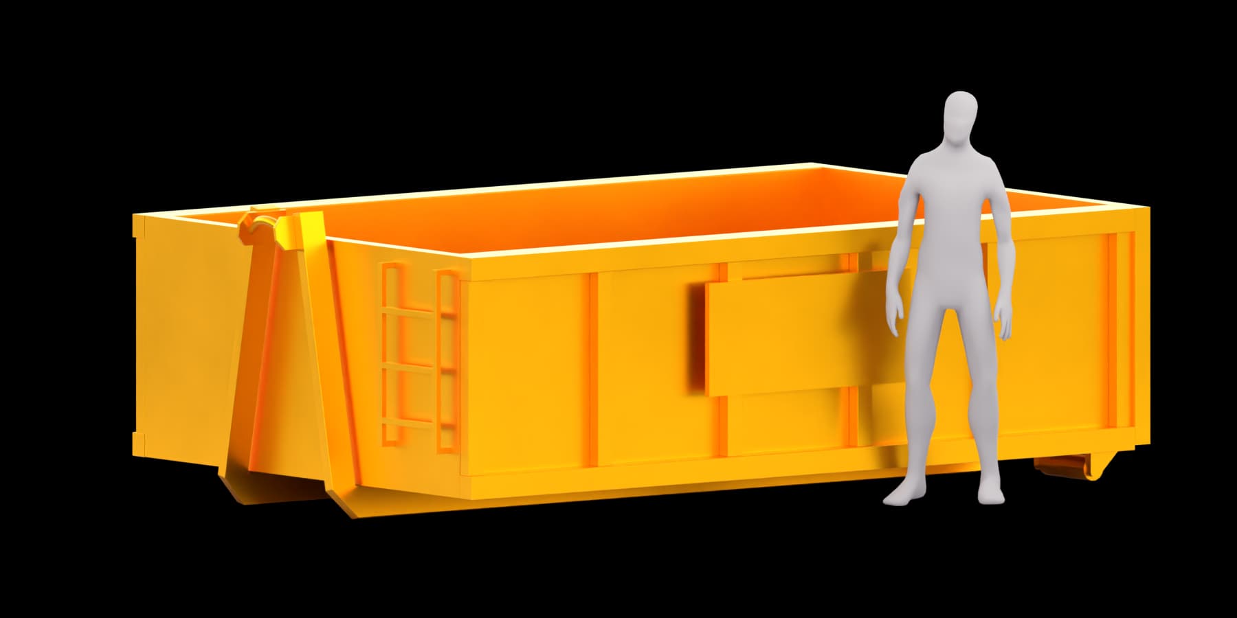 12 Yard Bin rendering