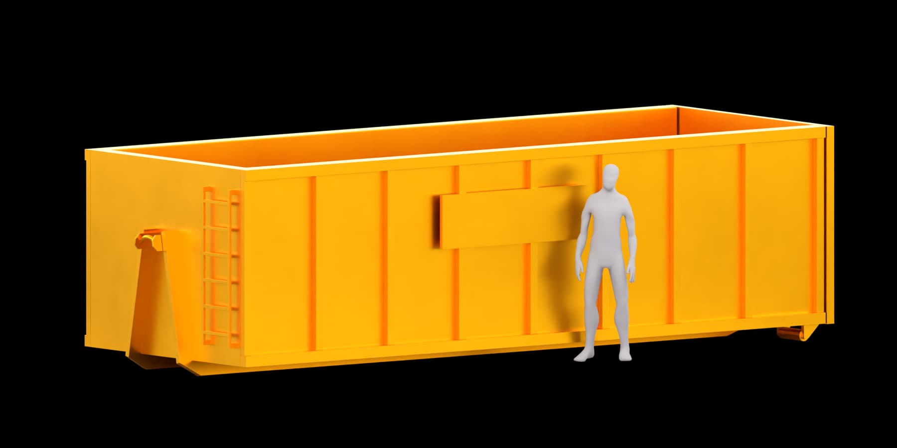 30 Yard Bin rendering
