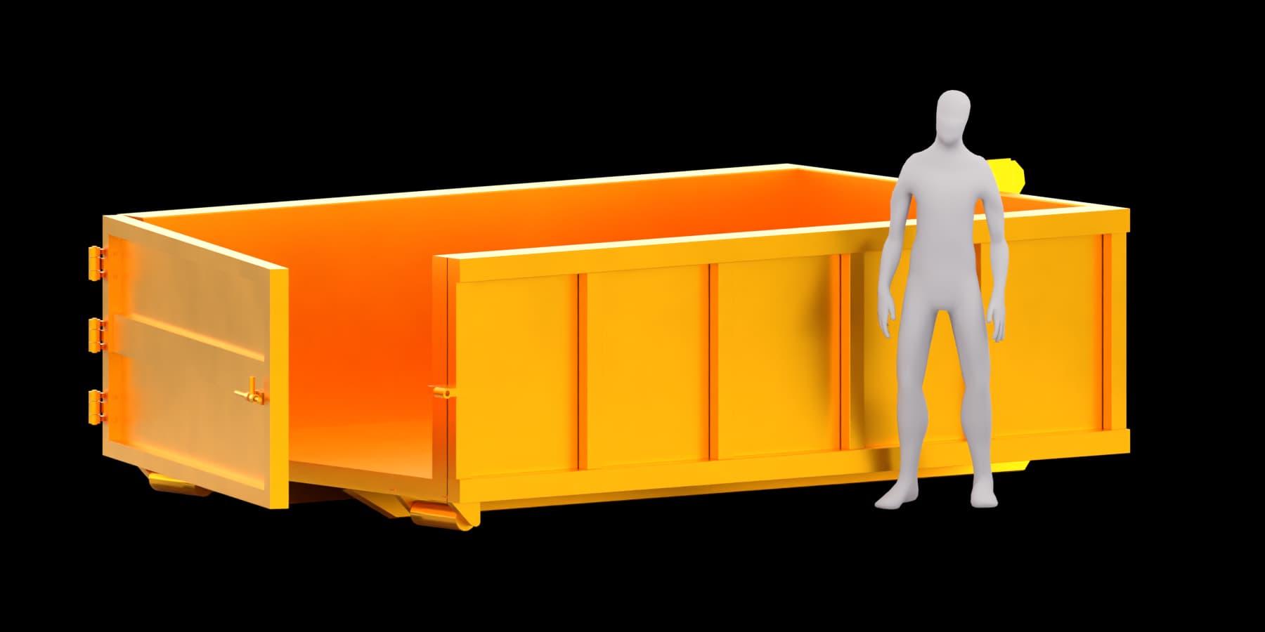 10 Yard Bin rendering