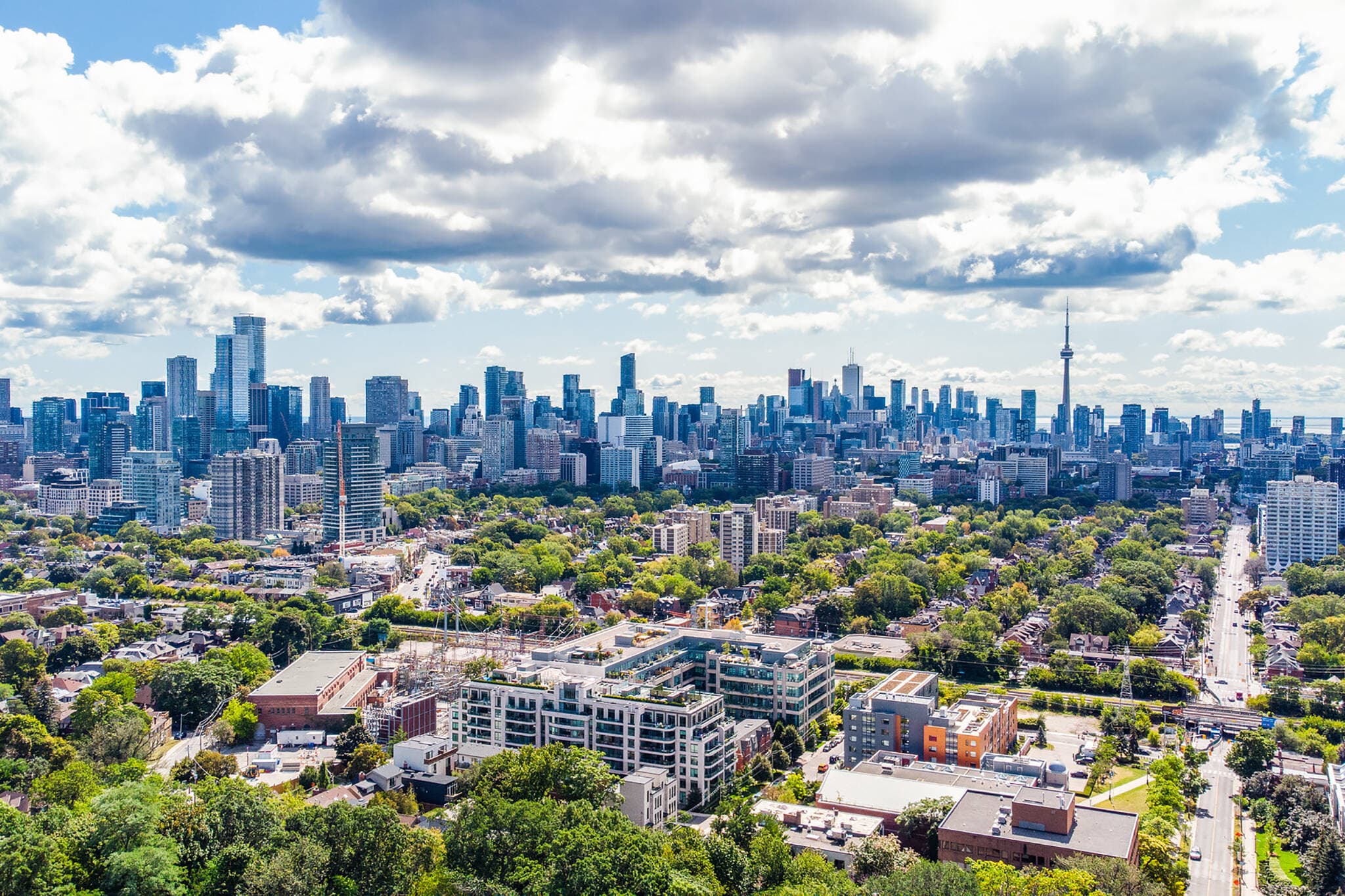 Dumpster rental service area in Toronto, Ontario
